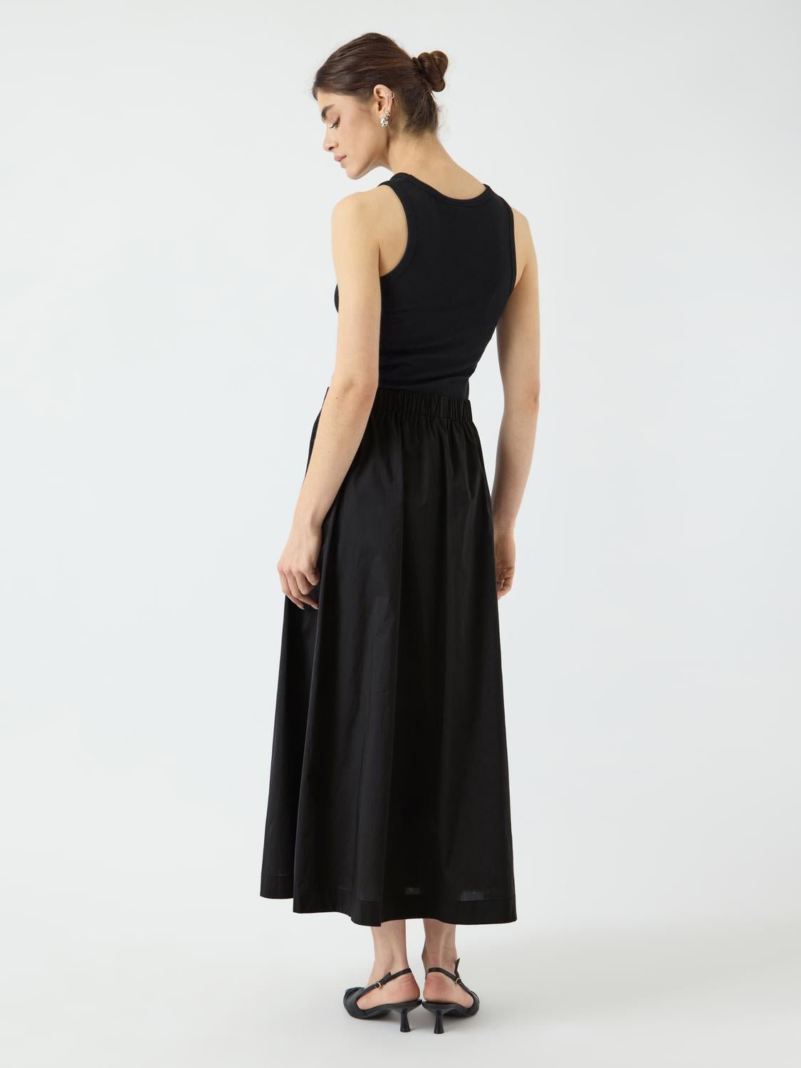 YASULEA Long Skirt - Black - VERO MODA & VILA Bergvik